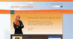 Desktop Screenshot of ahmadaconsulting.com